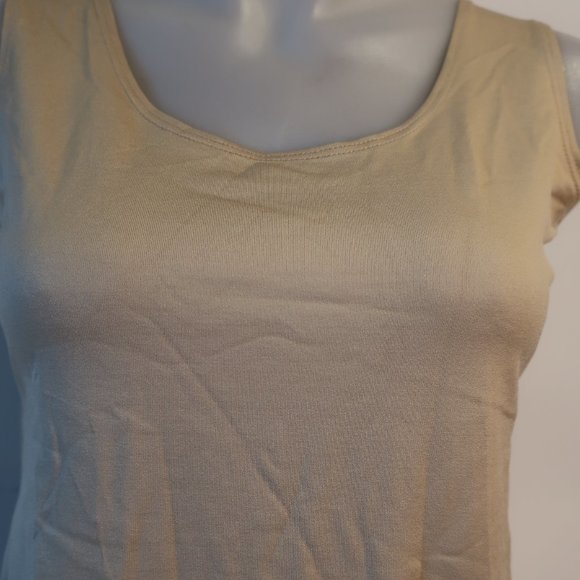 Womens A'nue Ligne Golden Beige Tank M* - Picture 3 of 6